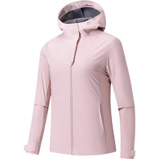 安踏冠军户外旅行系列 防泼水软壳女士山系宽松梭织外套162530623