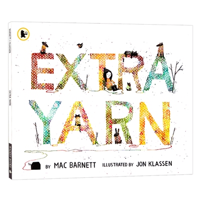 穿毛衣的小镇 英文原版 Extra Yarn 凯迪克大奖绘本 英文版儿童英语启蒙图画故事书 进口原版书籍 Jon Klassen