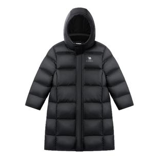 小骆驼儿童羽绒服2025新款加厚中长款防风中大童保暖棉服男童外套