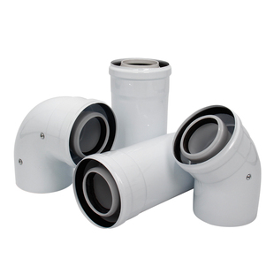 壁挂炉出墙管烟筒冷凝锅炉烟道威能博士菲斯曼室外烟囱出墙排气管