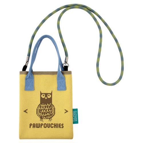 花间公主爪爪系列轻便出游斜挎手机包趣味休闲男女小包飞织手提包