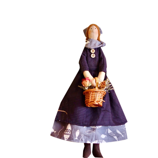 布艺娃娃蒂尔达娃娃材料包带视频