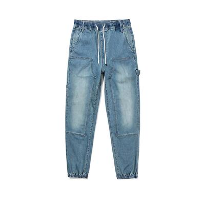 ABLEJEANS木匠酷跑牛仔运动裤