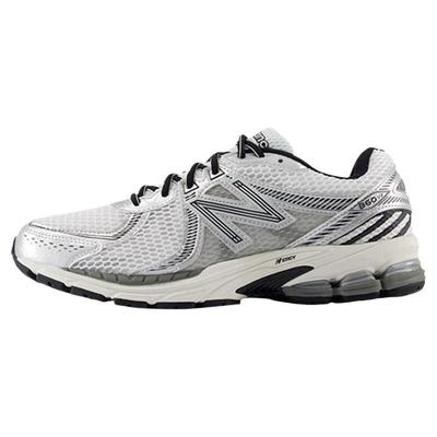 New Balance NB官方正品男女复古银色透气网面运动老爹鞋ML860GB2