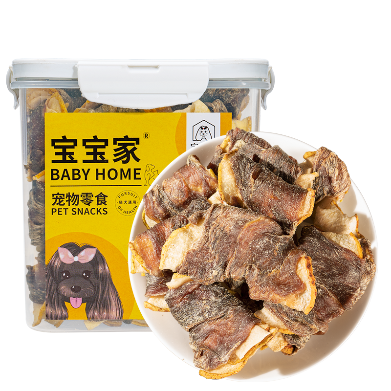 狗狗零食鸭肉干缠雪梨中大小型犬泰迪金毛磨牙棒泪痕幼犬宠物零食