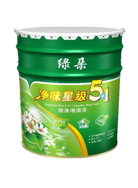 净味内墙自刷墙漆环保绿朵哑光