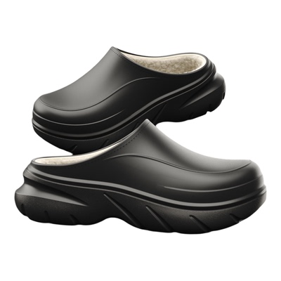 亚束男女棉拖鞋冬季保暖防水加厚