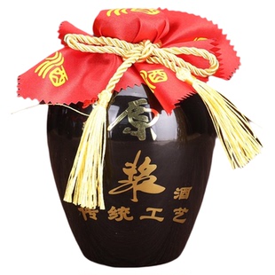 包邮陶瓷酒坛子1斤2斤3斤5斤10斤家用窖藏密封坛白酒瓶空瓶存酒罐