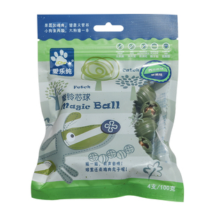 iChew爱乐纯魔铃芯球训练奖励互动夹心磨牙洁齿骨发声狗狗零食