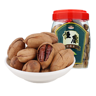 恒康食品 奶油味碧根果680g桶装 山核桃长寿果坚果炒货零食家庭装