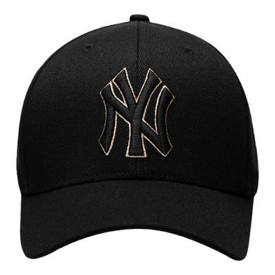 MLB国内专柜正品情侣可调节硬顶棒球帽男女刺绣运动帽子3ACP8501N