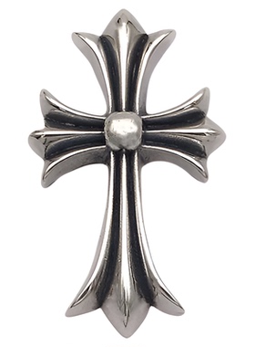 S925纯银十字架吊坠时尚欧美潮饰