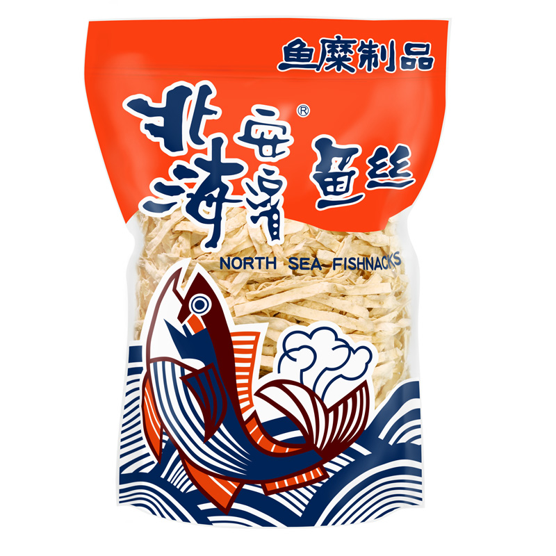 鱼丝台湾北海安滨鱼丝大袋更优惠