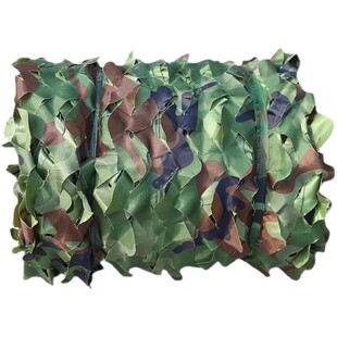 迷彩网防航拍伪装网军绿色遮阳网防晒遮挡布防伪网绿化防护网加密