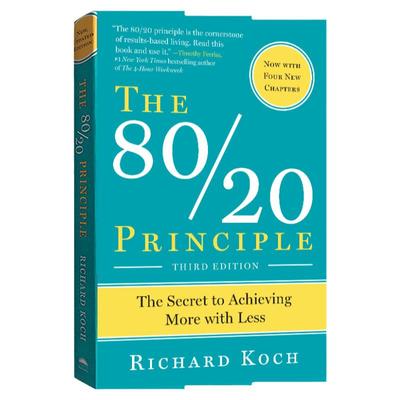 The 80/20 Principle 二八法则 英文原版书 管理书籍 理查德科克 Richard Koch 英文版 进口英语书籍