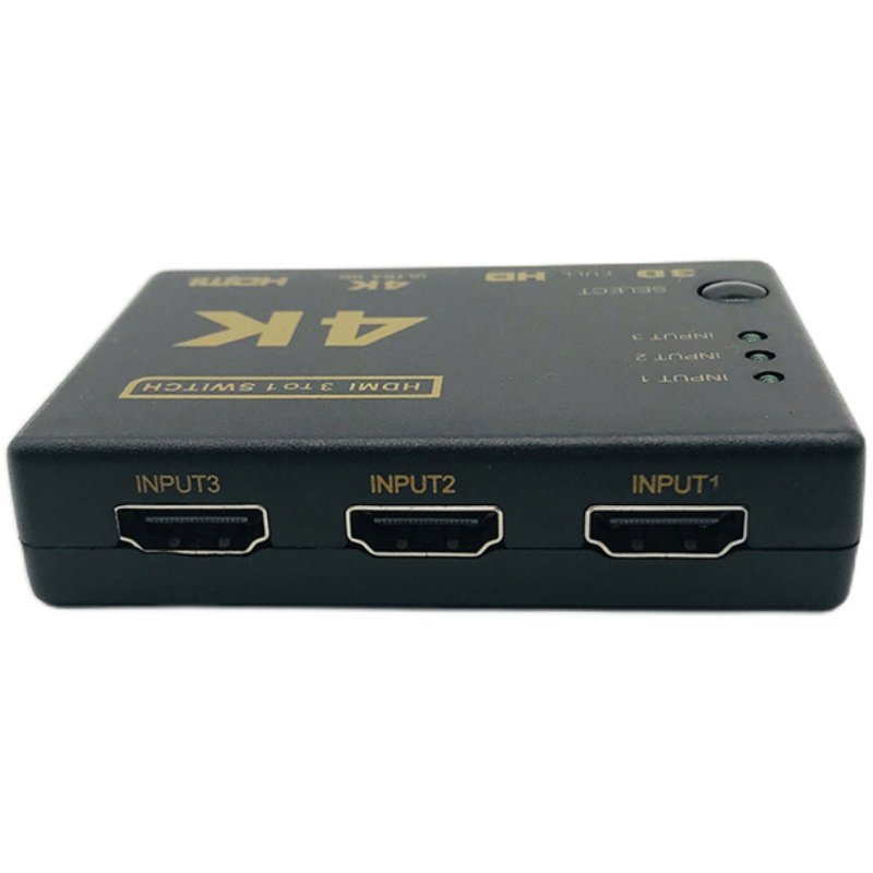 又是稀罕物 4K*2K三进一出HDMI切换器hdmi3进1出高清视频转换器