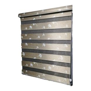 银杏叶提花柔纱帘遮光窗帘百叶卷帘客厅卧室定制成品办公室免打孔