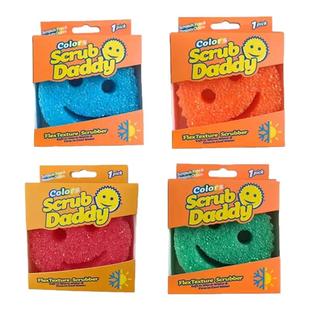 Scrub Daddy笑脸经典老爸盒装魔力清洁擦厨房去污擦锅海绵洗碗擦