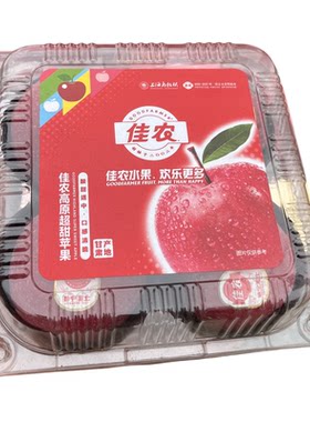 佳农静宁苹果高原红富士脆甜多汁