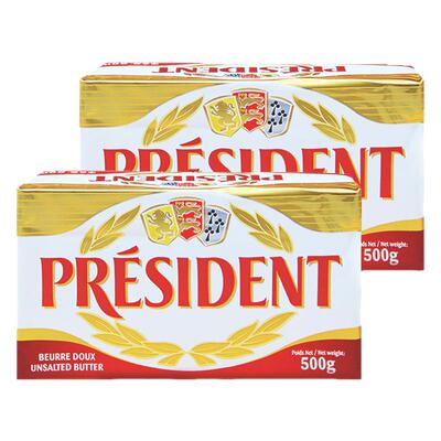 总统黄油500g法国进口发酵黄油