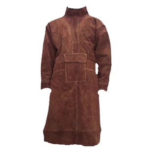 焊工围裙牛皮反穿衣烧焊长袖防护服隔热耐高温工作服电焊防护用品