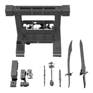 有货 万代 30MF MM 幻想战记 通用配件包3 武器架 拼装模型