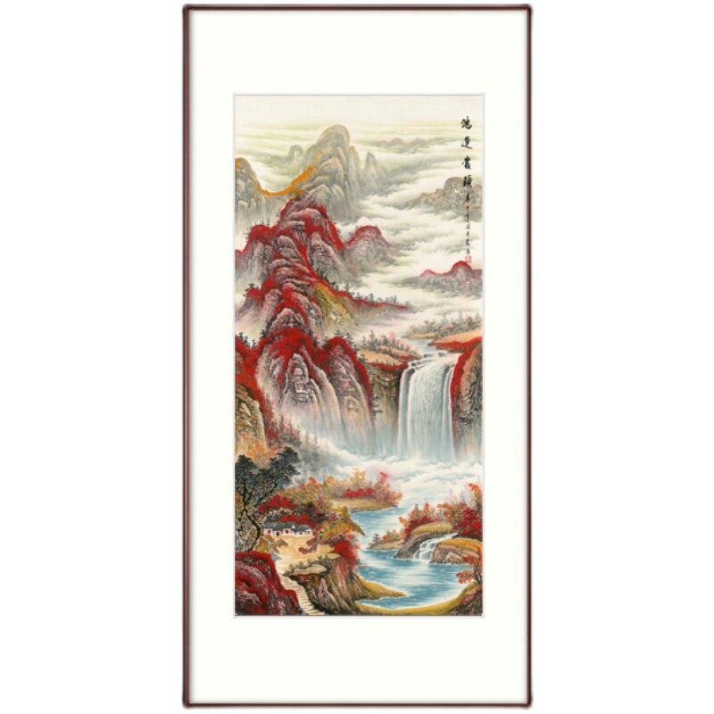 鸿运当头办公室玄关画