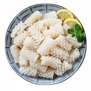 新鲜鱿鱼花冷冻墨鱼花大目鱼花5斤装鱿鱼卷海鲜生鲜商用鲜活水产