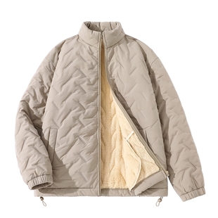 班尼路棉服男秋冬季外套加绒保暖摇粒绒内搭卫衣男夹克上衣棉袄A