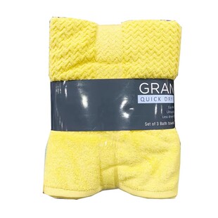 上海Costco开市客代购GRANDEUR纯棉快干速干面巾毛巾6条装40*71cm