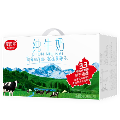 麦趣尔纯牛奶新疆学生奶