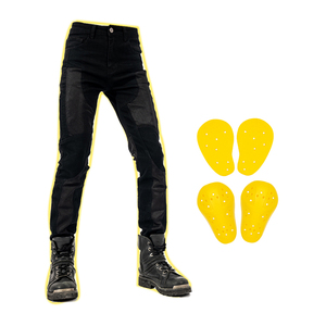 新款摩托车骑行牛仔裤修身透气男女机车骑行裤春夏秋冬机车裤网眼