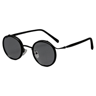 胡歌同款眼镜超轻复古风个性潮流可配近视眼镜框圆形玳瑁色防蓝光