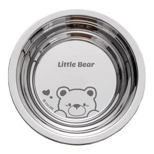 316不锈钢儿童餐盘食品级304小盘子分餐浅圆盘宝宝辅食吃饭专用盘