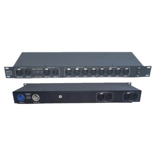 舞台灯光DMX512信号放大器8路/两4路分配带隔离进口卡侬座CP2418