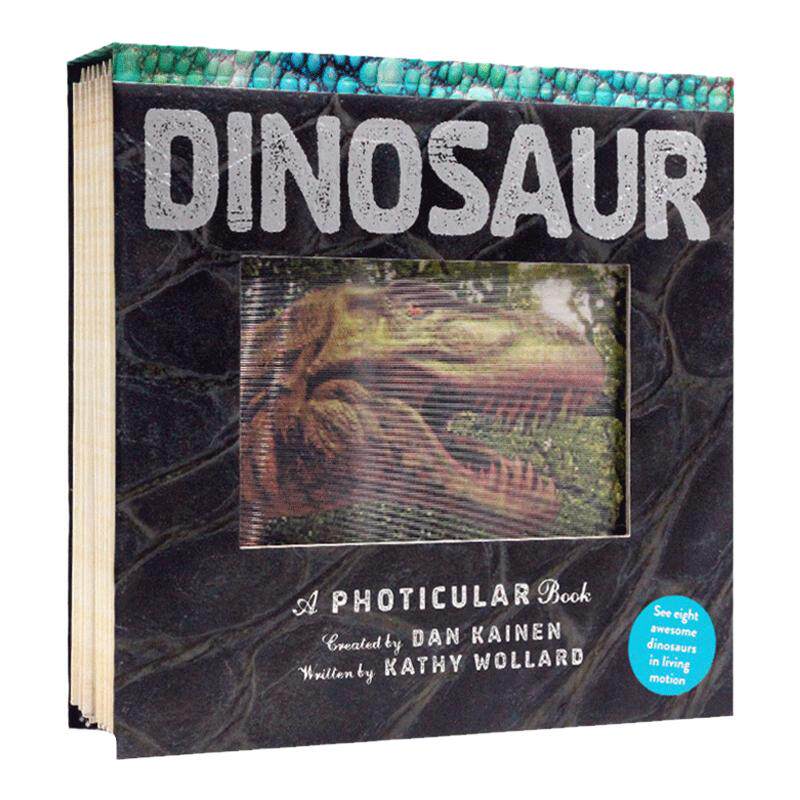 光与影视觉书系列 恐龙 3D立体动画书 Dinosaur A Photicular Book 英文原版绘本 动画效果翻翻书 进口英语纽约时报畅销书
