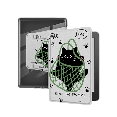 适用Kindlekpw6网袋猫咪5潮4/958磁吸拆分11/12代658电子书保护套