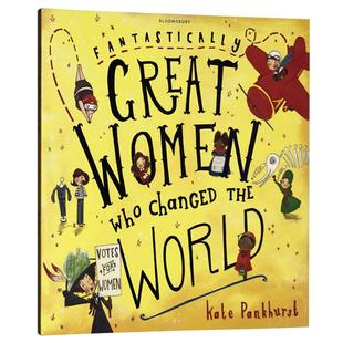 改变世界的伟大女性 Fantastically Great Women Who Changed The World 英文原版名人百科读物 进口科普儿童绘本5-7岁 英文版