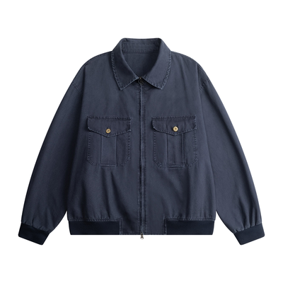 追素TS复古工装休闲宽松夹克外套