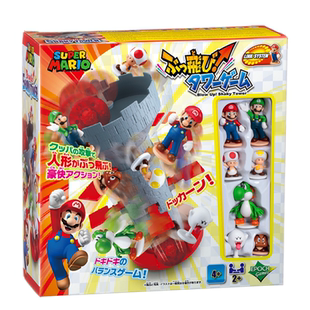 日本EPOCH马里奥平衡塔儿童亲子互动桌游益智游戏弹跳超级玛丽欧