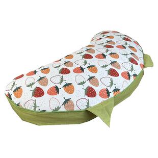 纯棉小碎花猫耳朵全荞麦枕芯成人学生午休可拆卸颈椎月牙枕头枕套