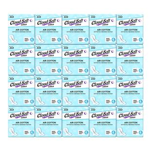 555卫生巾夜用超薄290mm轻薄透气24包96片女生姨妈巾