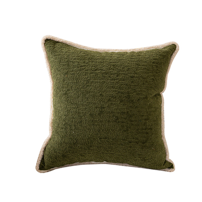 雪尼尔沙发抱枕靠背垫轻奢高级感