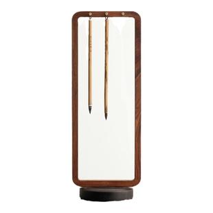 问心堂凌云毛笔架笔挂铜制挂件檀香木毛笔挂新中式笔挂简约文房笔挂高档实木摆件笔挂书画用品毛笔挂