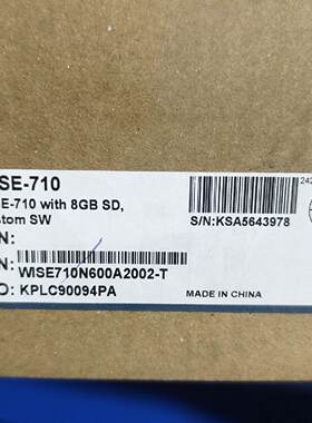 【请询价】研业网关 WISE-710，配备8GB SD存储卡，自定