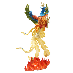 铜心满福黄铜摆件《凤舞九天》家居饰品铜工艺品凤凰朱雀乔迁礼物