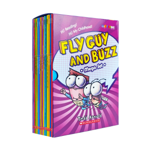 苍蝇小子15册英文原版  Fly Guy And Buzz分级读物全彩英语初级章节桥梁书儿童趣味读物中小学生课外阅读英语启蒙Tedd Arnold 点读