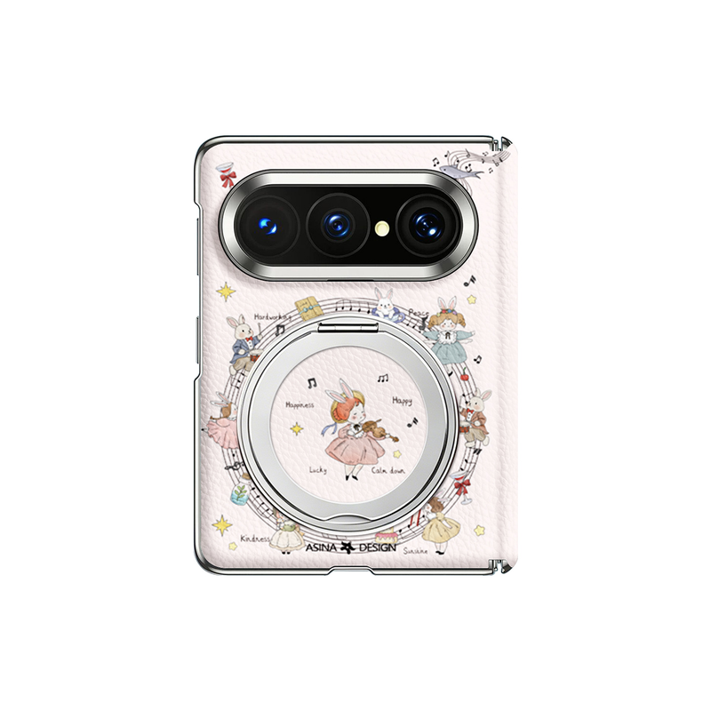 时之舞会适用华为PuraXMax手机壳磁吸带支架小折叠PURA典藏版X全包中轴保护套防摔女purax2网红的新款高级感