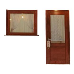 实木门窗户定制长虹玻璃室内门窗商铺门窗原木风厨房卧室门推拉门