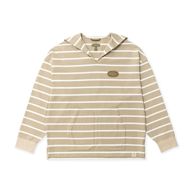 TACITURNLI KNIT MARINE PULLOVER 针织条纹水手罩衫